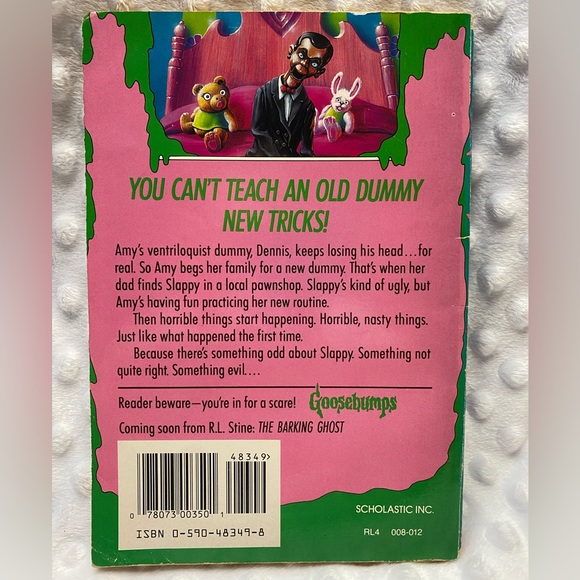 “Night of the Living Dummy II” 1st Printing No. 31 Goosebumps RL Stine - Picture 2 of 4